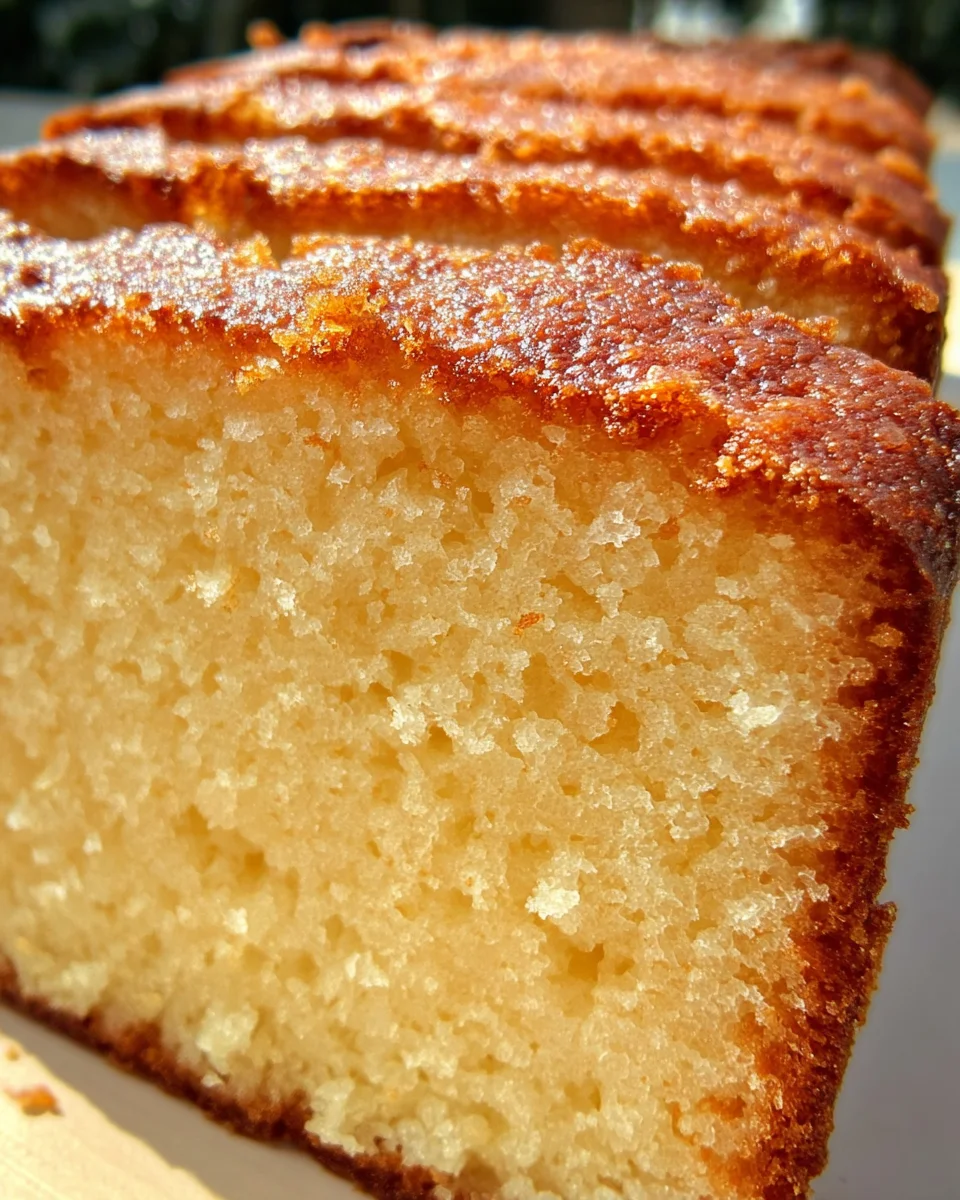 Moist Vanilla Pound 21 Moist
