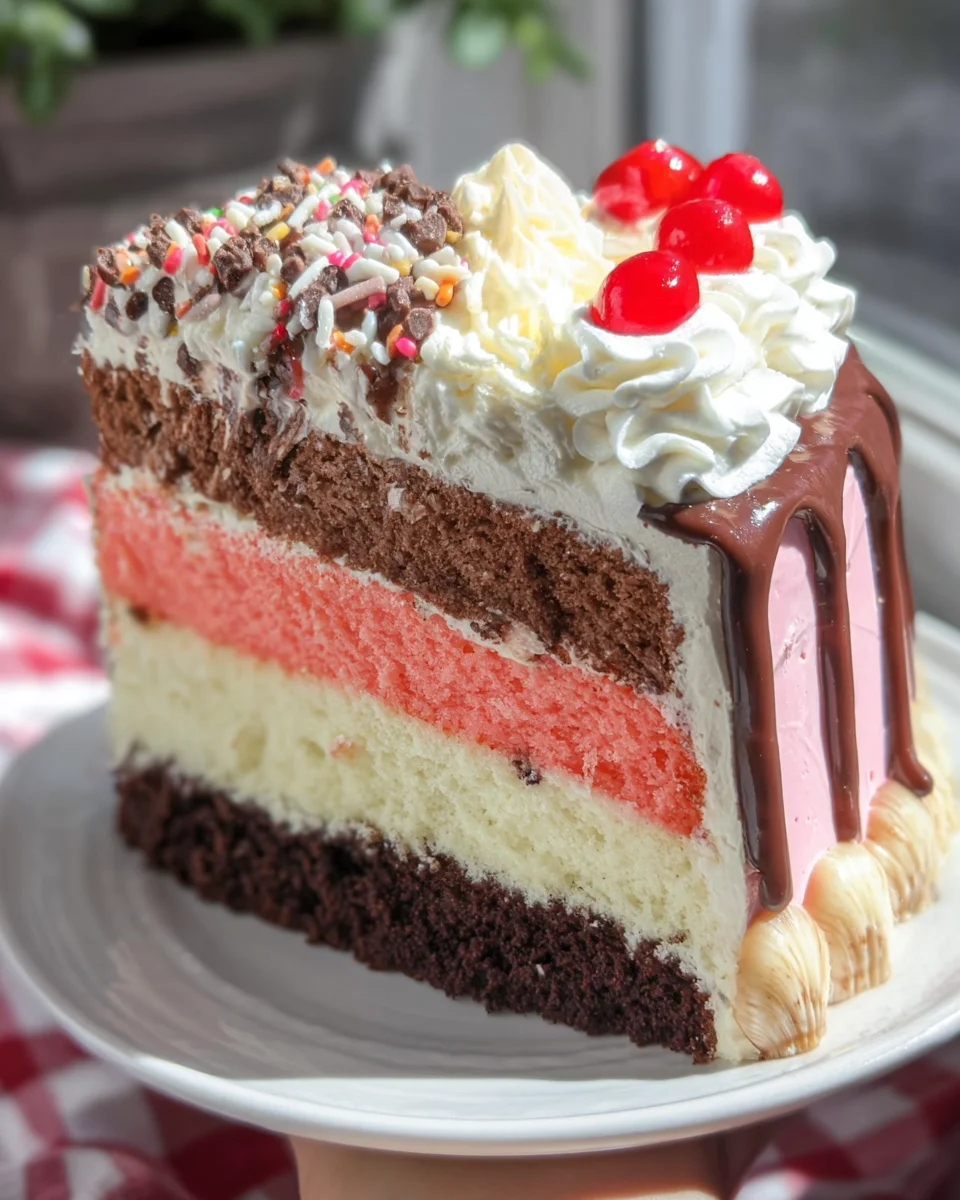Neapolitan Cake