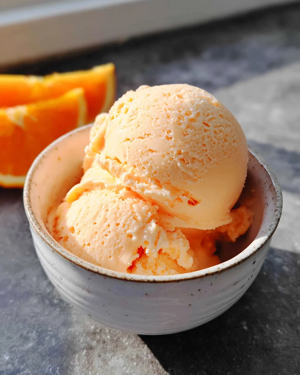 Orange Ice Cream