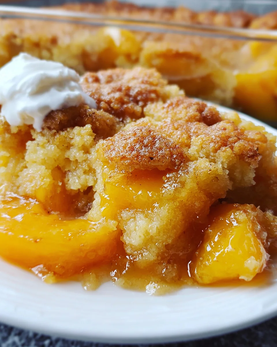 Peach Cobbler with Cake Mix 17 Peach