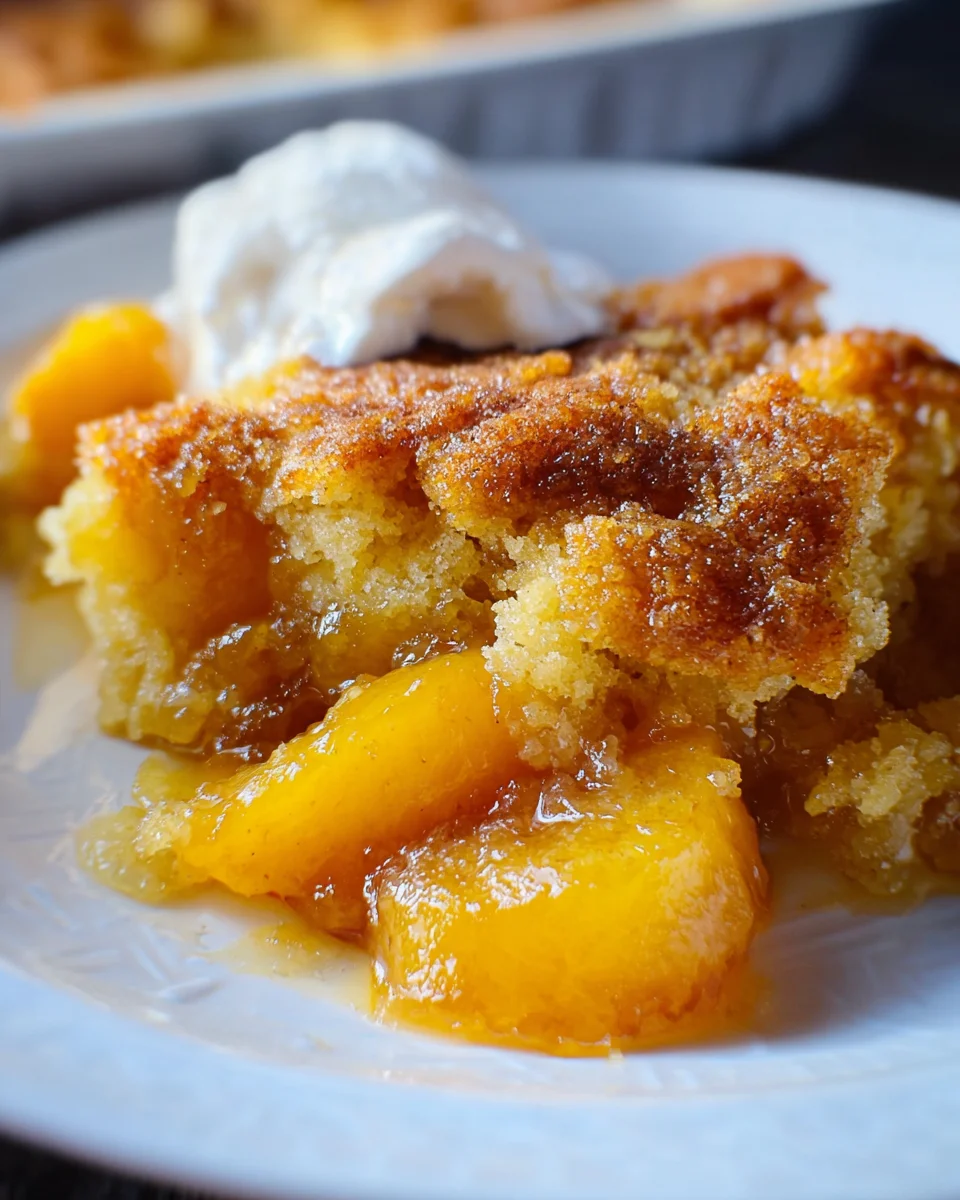 Peach Cobbler with Cake Mix 18 Peach