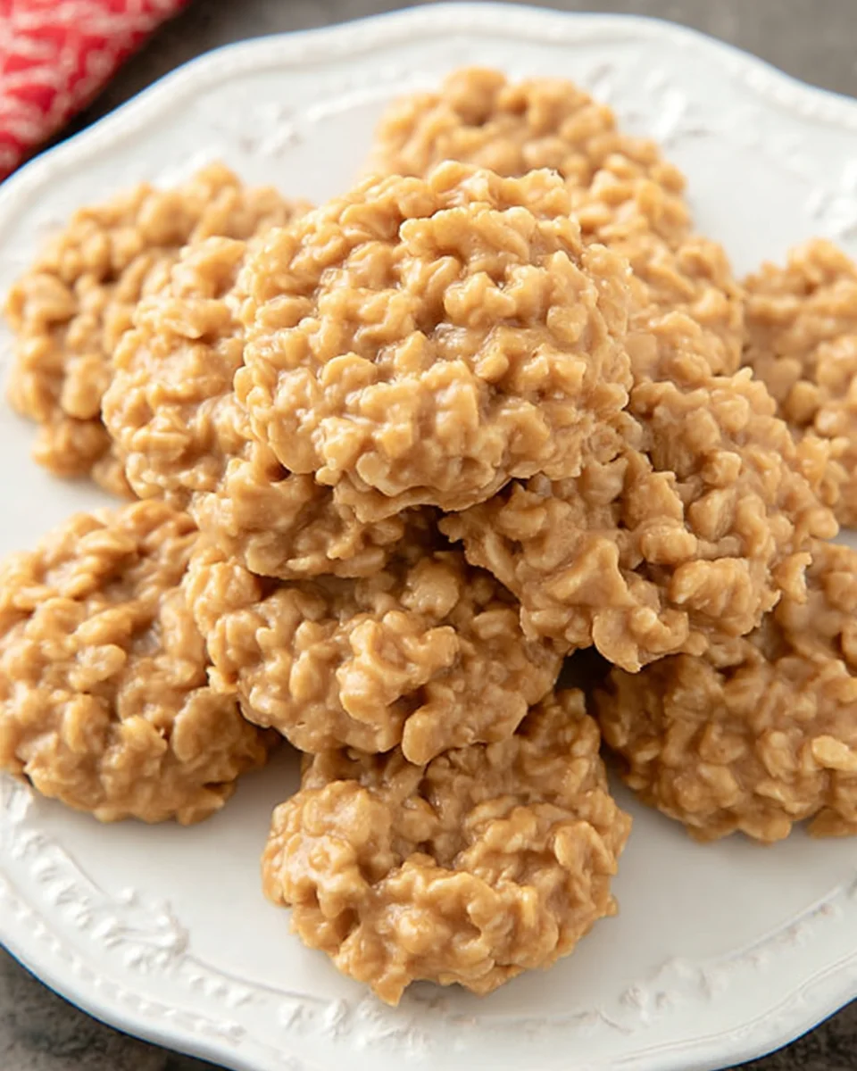 Peanut Butter No Bake Cookies