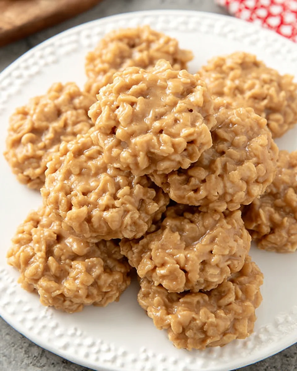 Peanut Butter No Bake Cookies 16 Peanut
