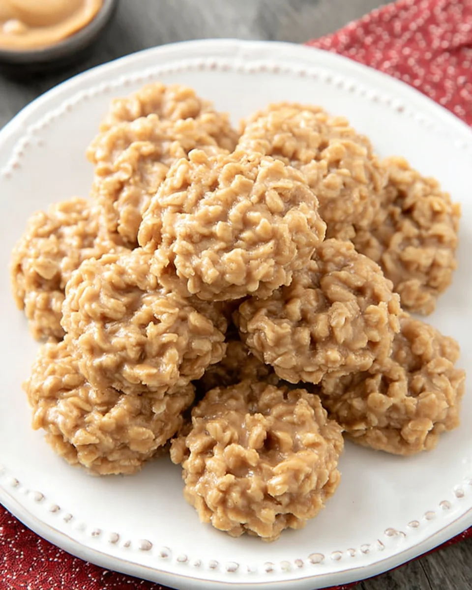 Peanut Butter No Bake Cookies 17 Peanut