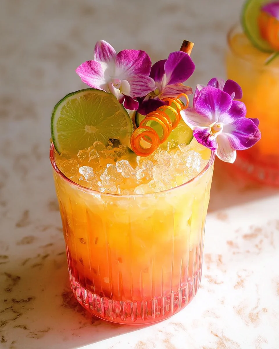 Pineapple Mango Rum Punch Recipe That is Almost too Pretty to Drink 18 Pineapple