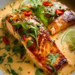 Poached Salmon in Coconut Lime Sauce 25 Poached Salmon in Coconut Lime Sauce