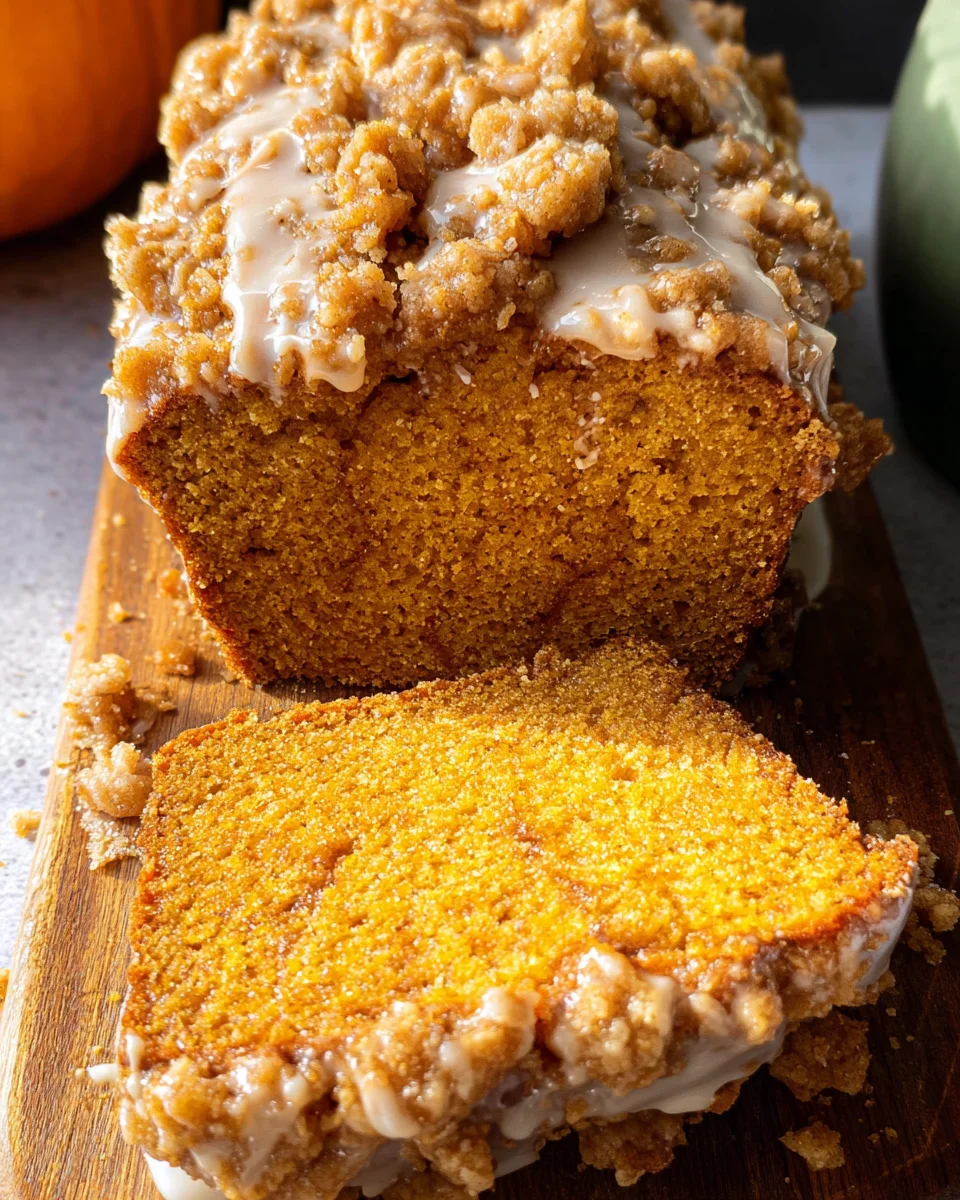 Pumpkin Streusel Bread