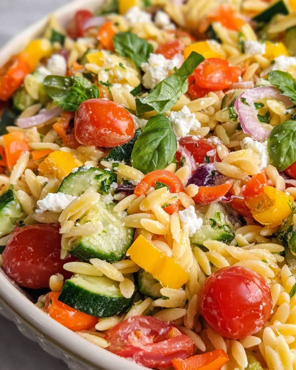 Rainbow Orzo Salad 26 Rainbow