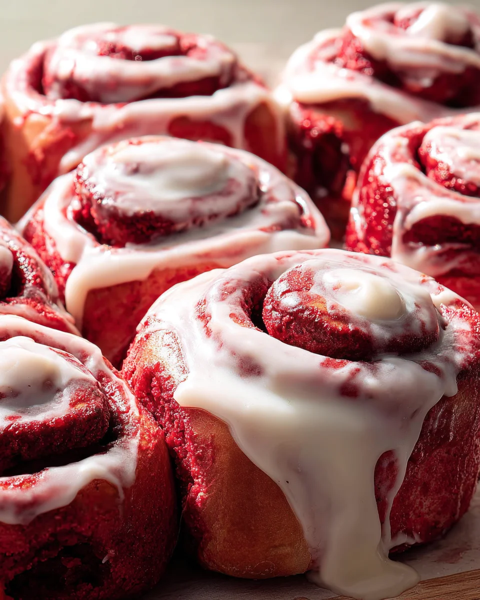 Red Velvet Cinnamon Rolls