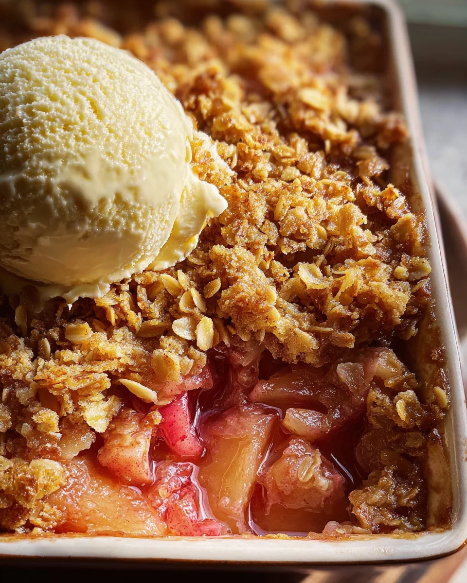 Rhubarb Crisp
