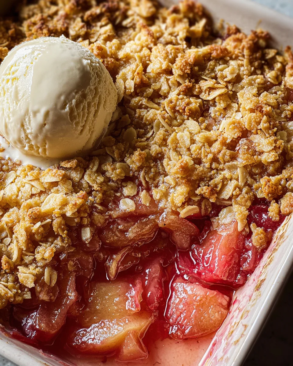 Rhubarb Crisp 16 Rhubarb