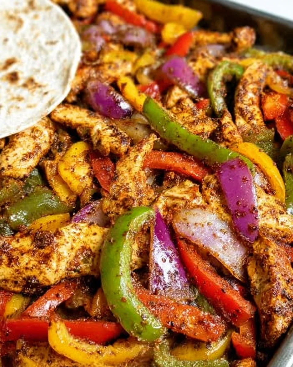 Sheet Pan Chicken Fajitas 26 Sheet