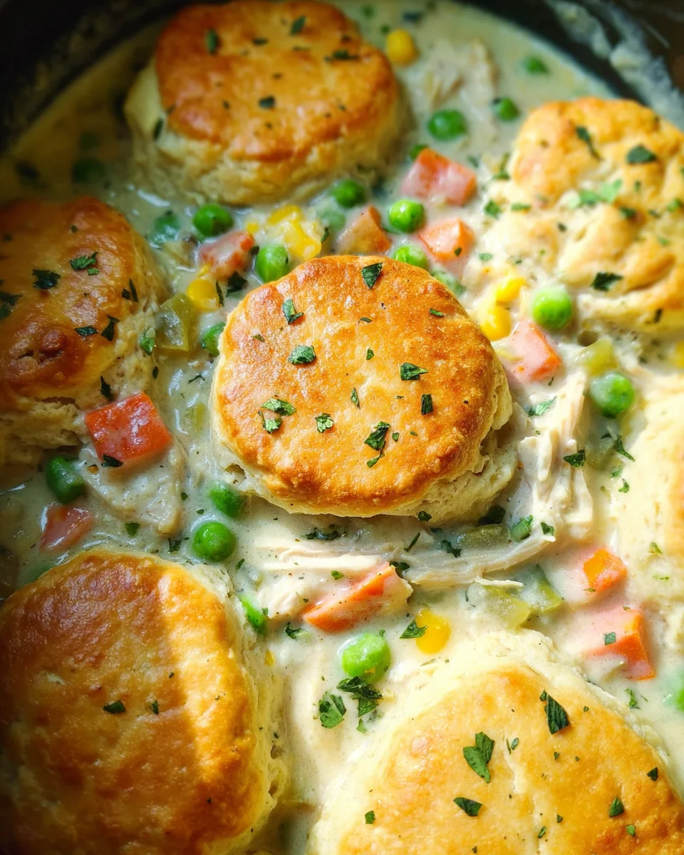 Slow Cooker Chicken Pot Pie