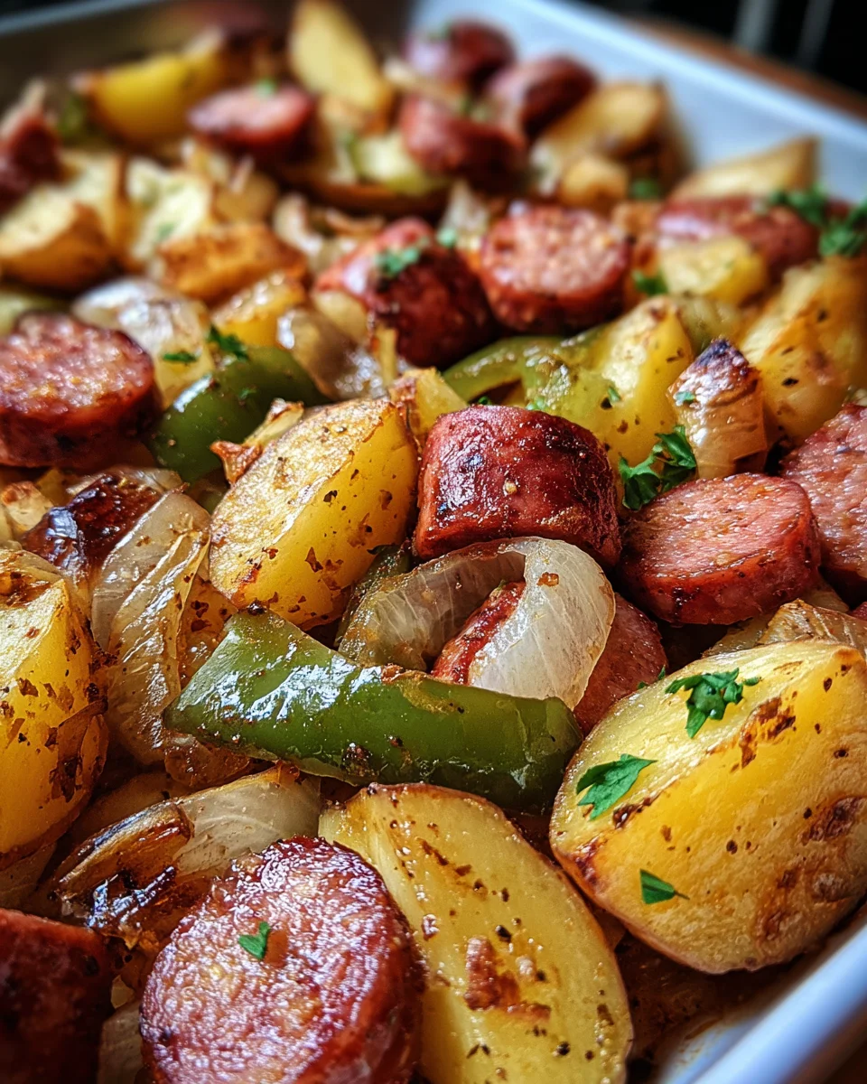Smoked Sausage and Potato Bake 22 Smoked