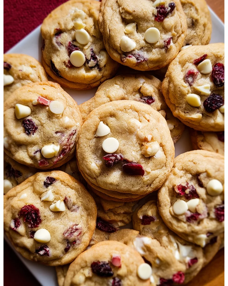 Soft Baked White Chocolate Cranberry Cookies Irresistible Joy Soft Baked White Chocolate Cranberry Cookies Irresistible Joy