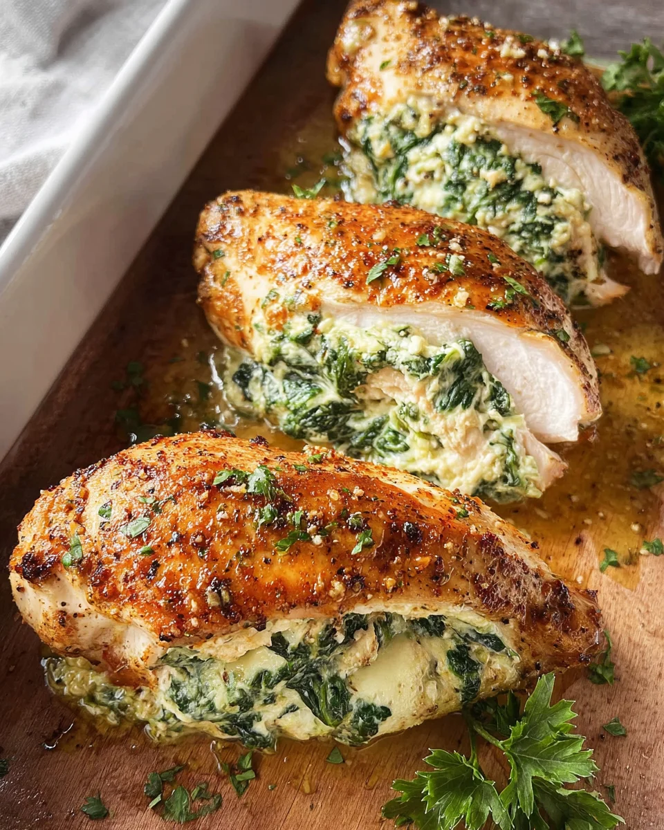 Spinach Stuffed Chicken Fillets 23 Spinach
