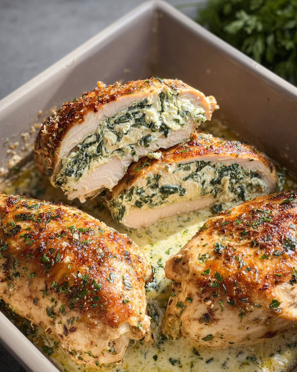 Spinach Stuffed Chicken Fillets 24 Spinach