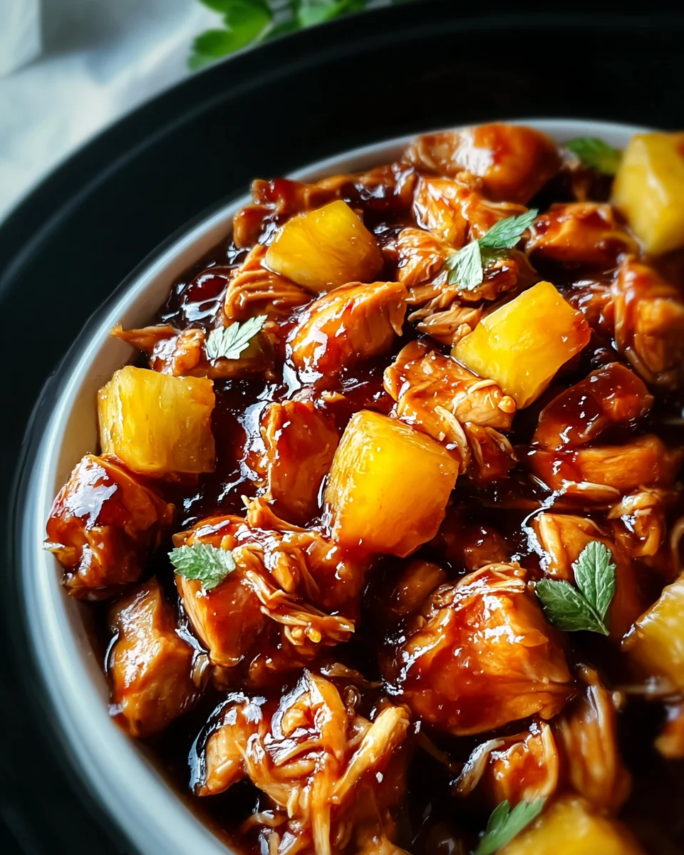 Sweet Hawaiian Crockpot Chicken