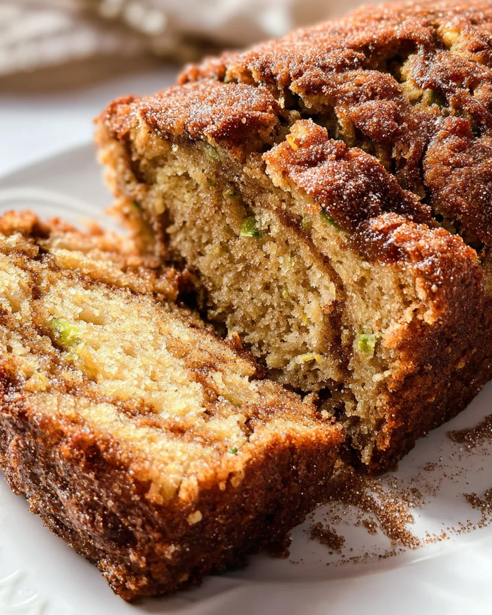 The Best Snickerdoodle Zucchini Bread