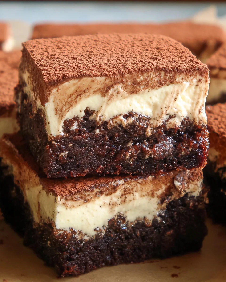 Tiramisu Brownies