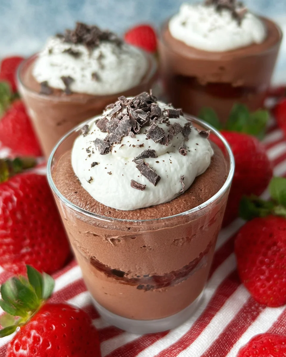 Vegan Chocolate Mousse with Aquafaba