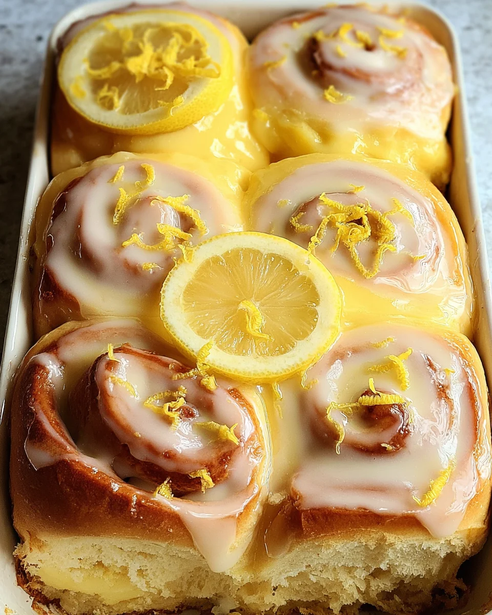 Vegan Lemon Sweet Rolls