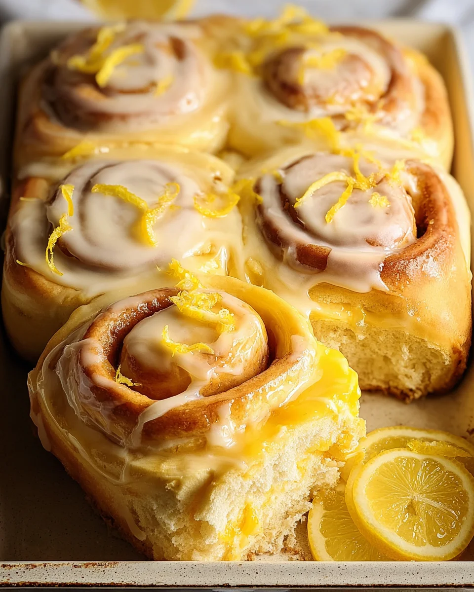 Vegan Lemon Sweet Rolls 24 Vegan
