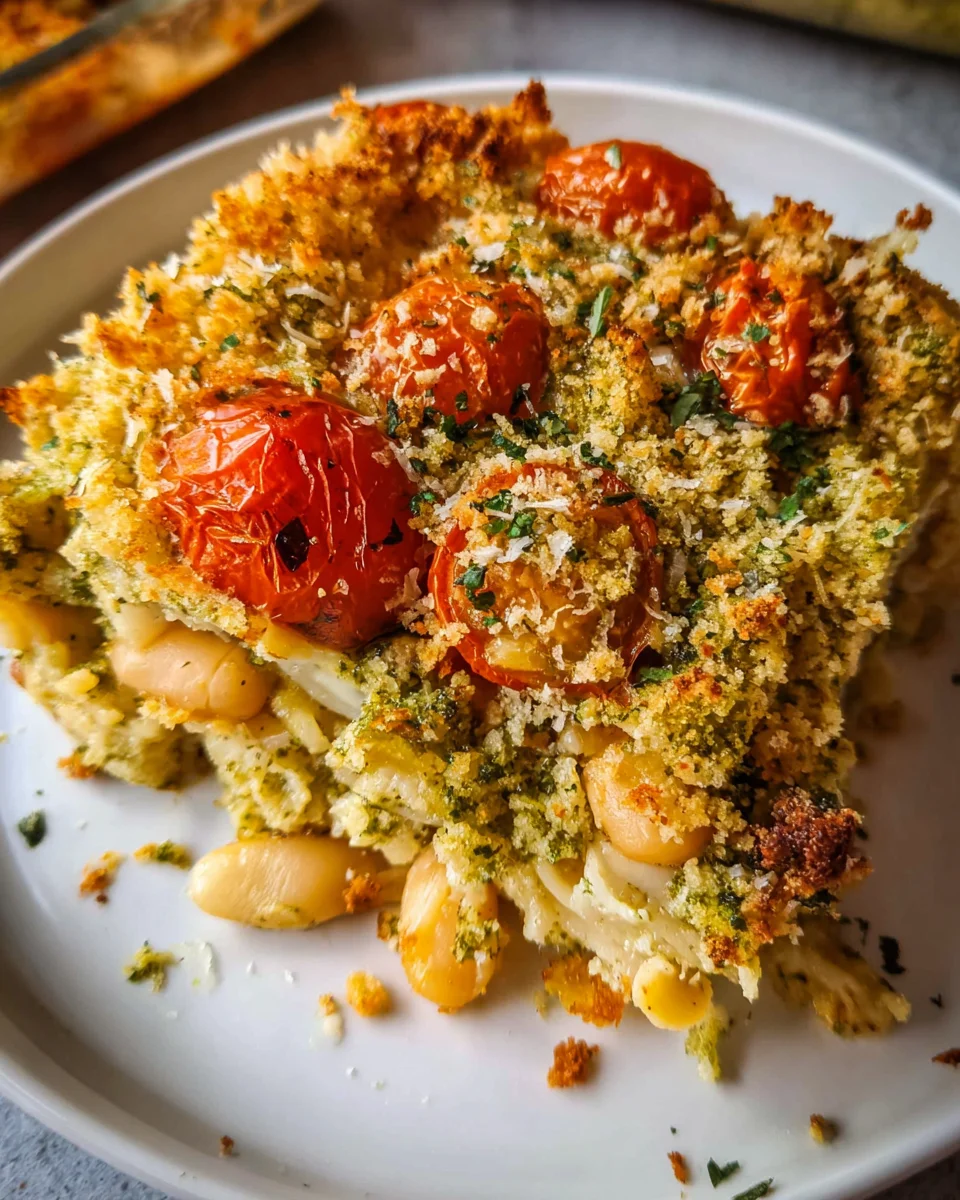White Bean and Pesto Bake 20 White