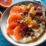 Winter Citrus Ricotta Breakfast Bowl with Honeycomb