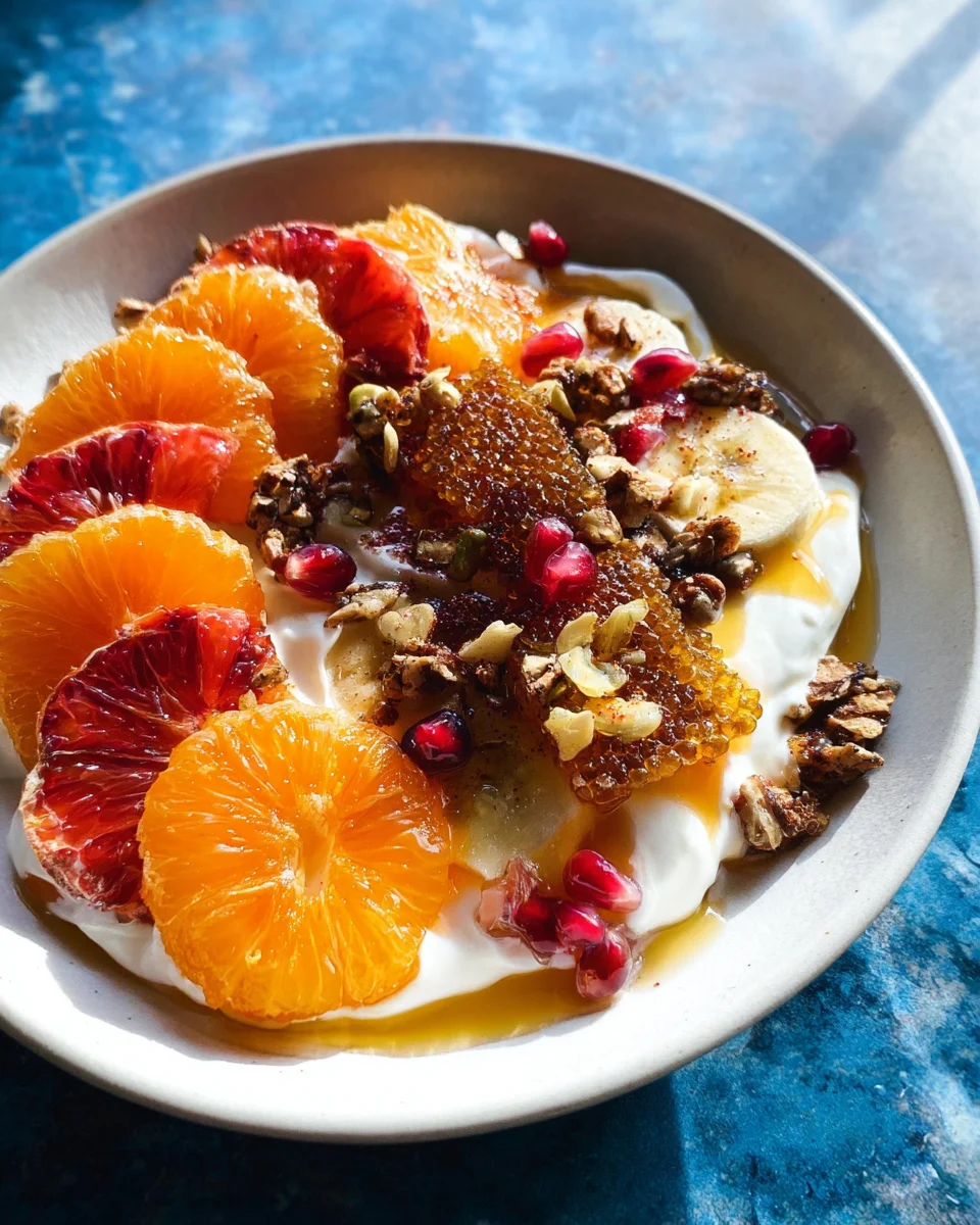 Winter Citrus Ricotta Breakfast Bowl with Honeycomb 18 Winter