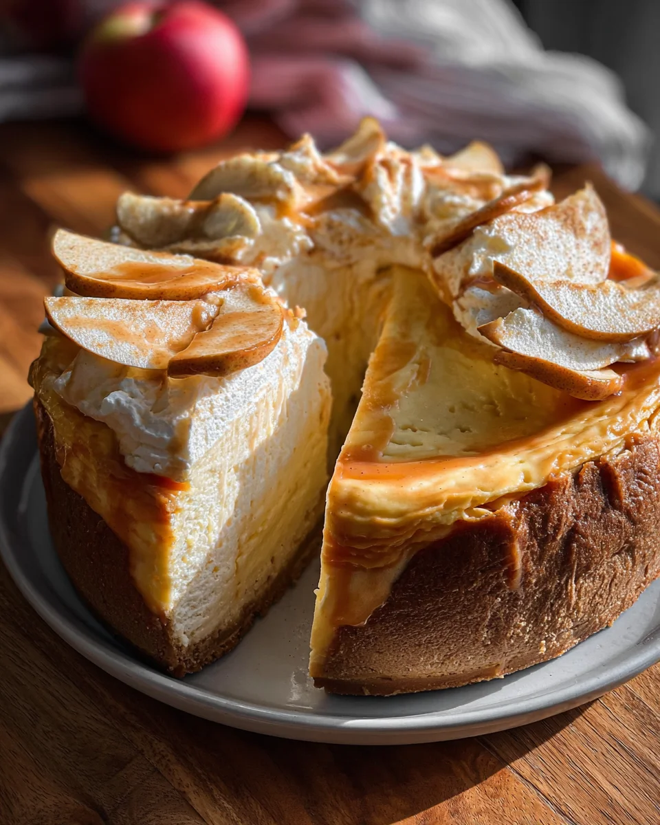 Apple Cider Cheesecake