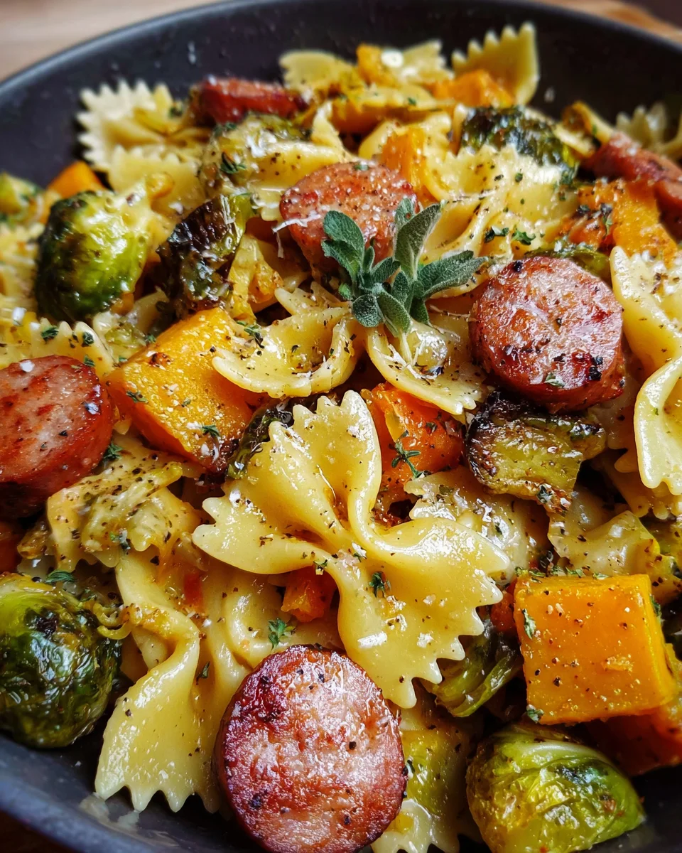 Autumn Sausage Pasta Squash 20 Autumn