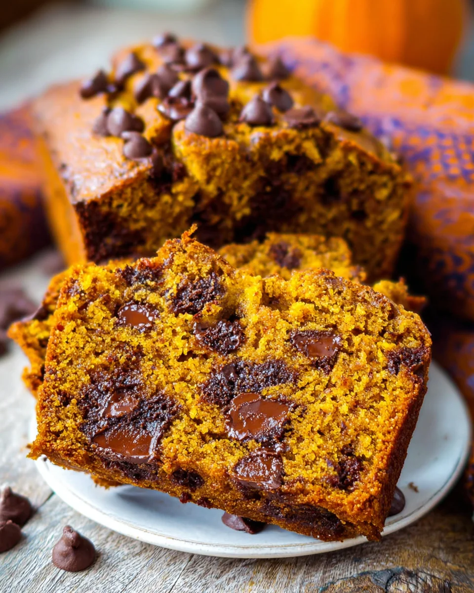 Best Chocolate Chip Pumpkin Bread