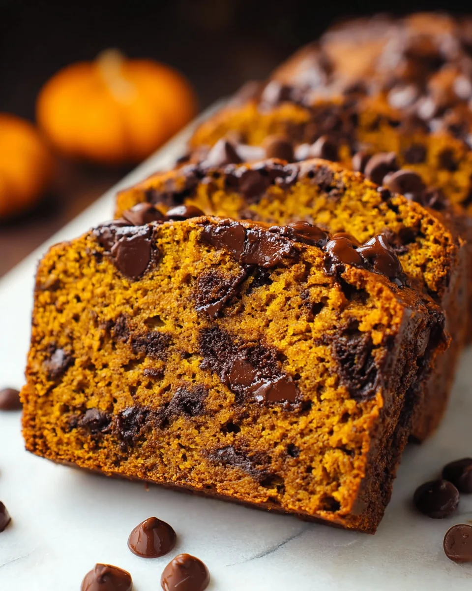 Chocolate Chip Pumpkin Bread 24 Chocolate Chip Pumpkin Bread