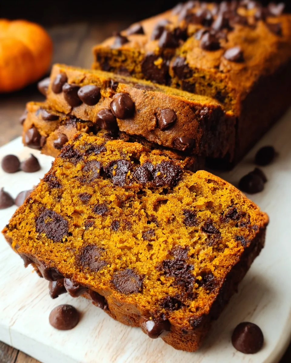 Chocolate Chip Pumpkin Bread 25 Chocolate