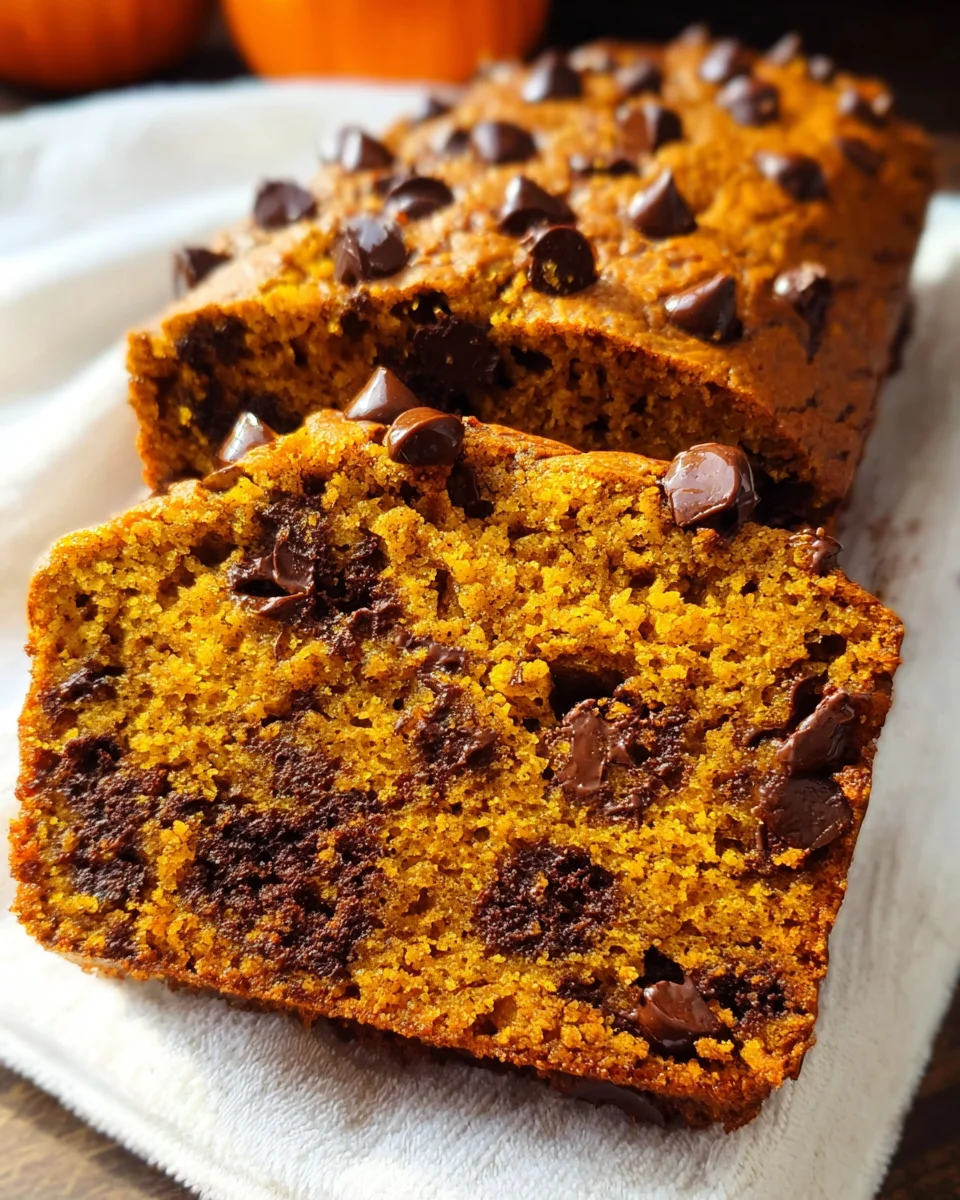 Chocolate Chip Pumpkin Bread 26 Chocolate