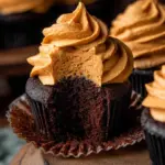 Chocolate Pumpkin Cupcakes 32 Chocolate Pumpkin Cupcakes