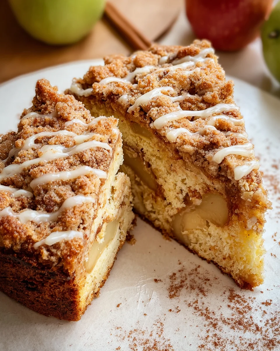 Cinnamon Apple Crumb Cake