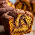 Cinnamon Swirl Pumpkin Bread Mini Loaves