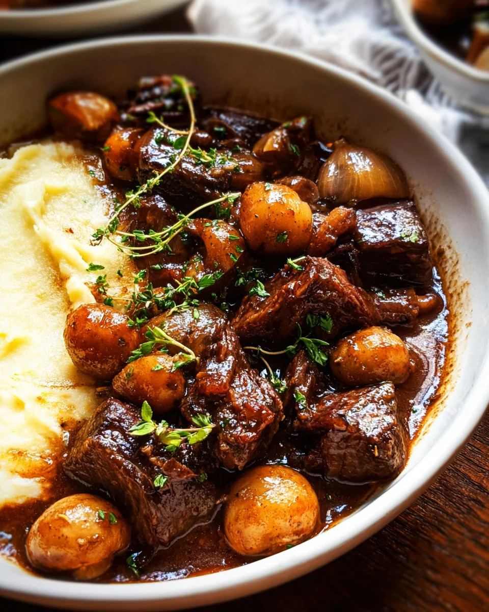 Classic Beef Bourguignon 28 Classic Beef Bourguignon