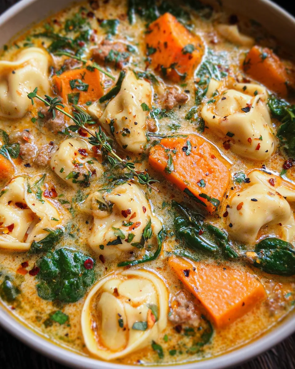 Creamy Sausage Tortellini Soup 25 Creamy