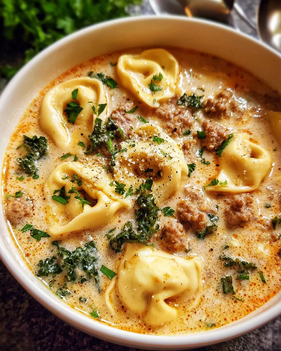 Creamy Tortellini Soup 21 Creamy Tortellini Soup