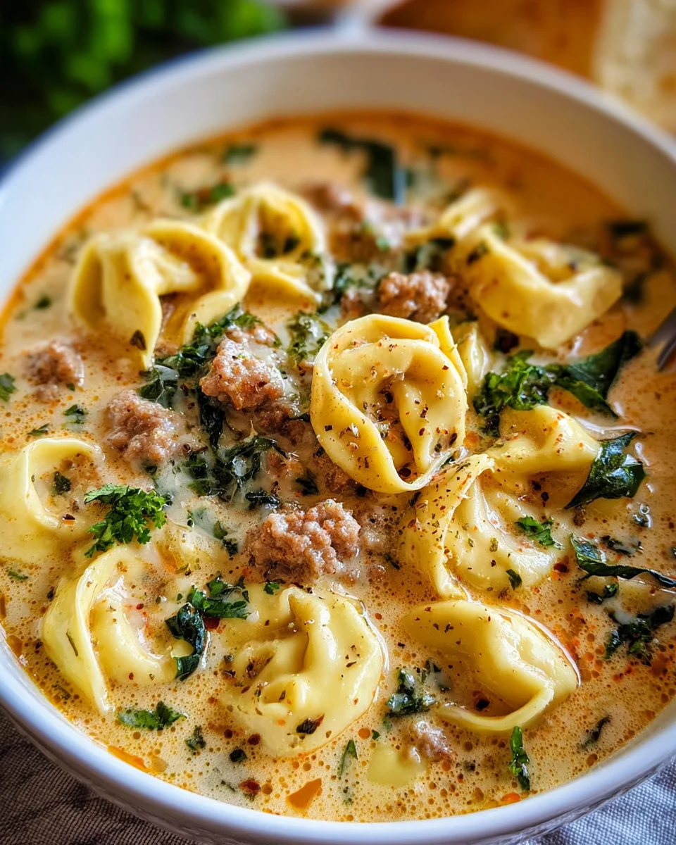 Creamy Tortellini Soup 22 Creamy
