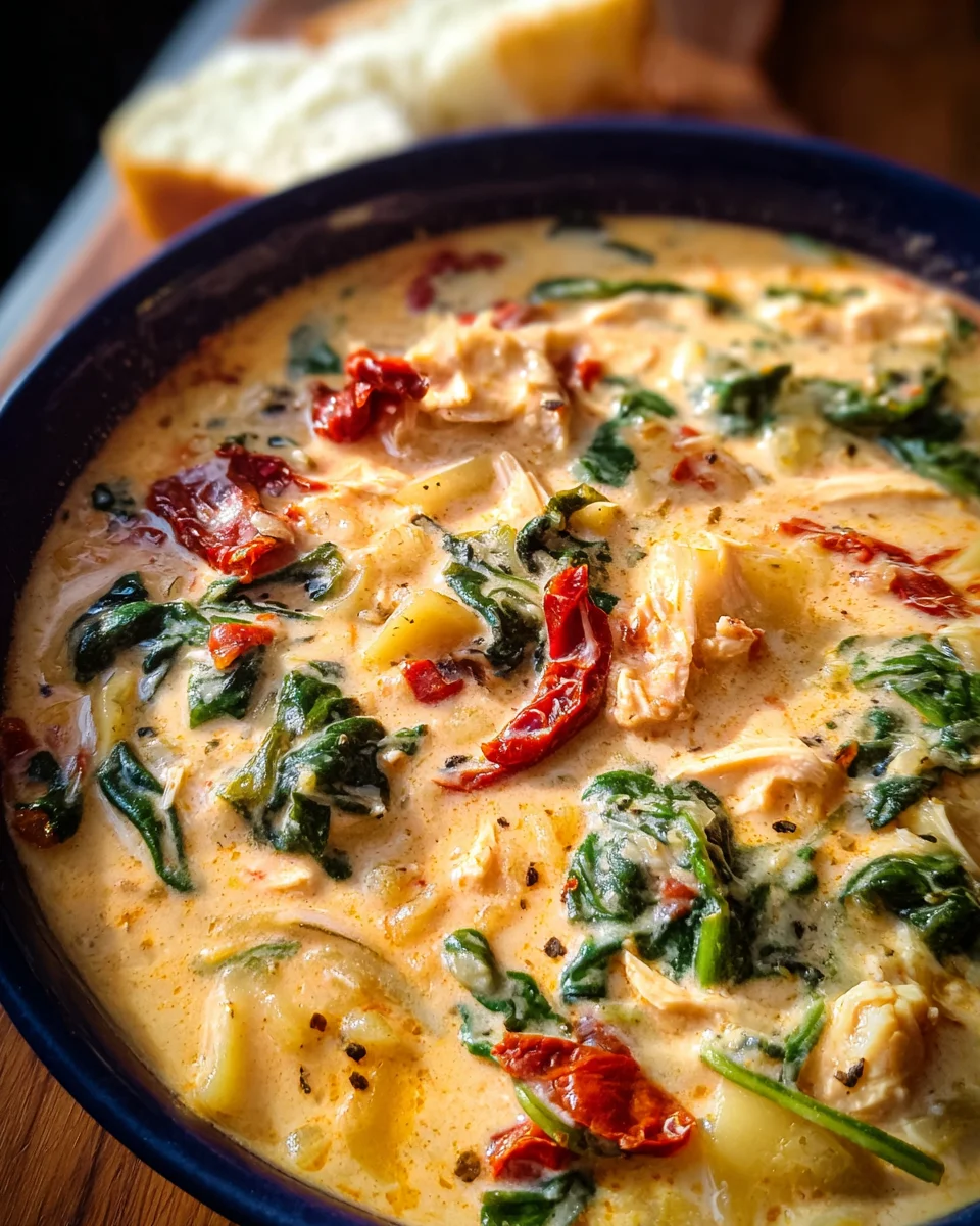 Creamy Tuscan Chicken Soup