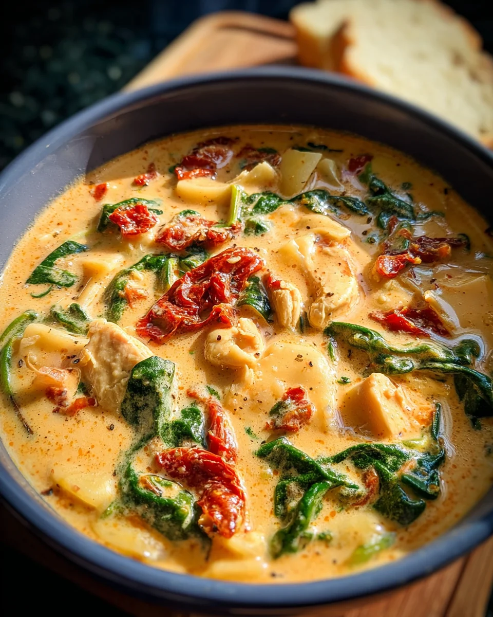 Creamy Tuscan Chicken Soup 26 Creamy