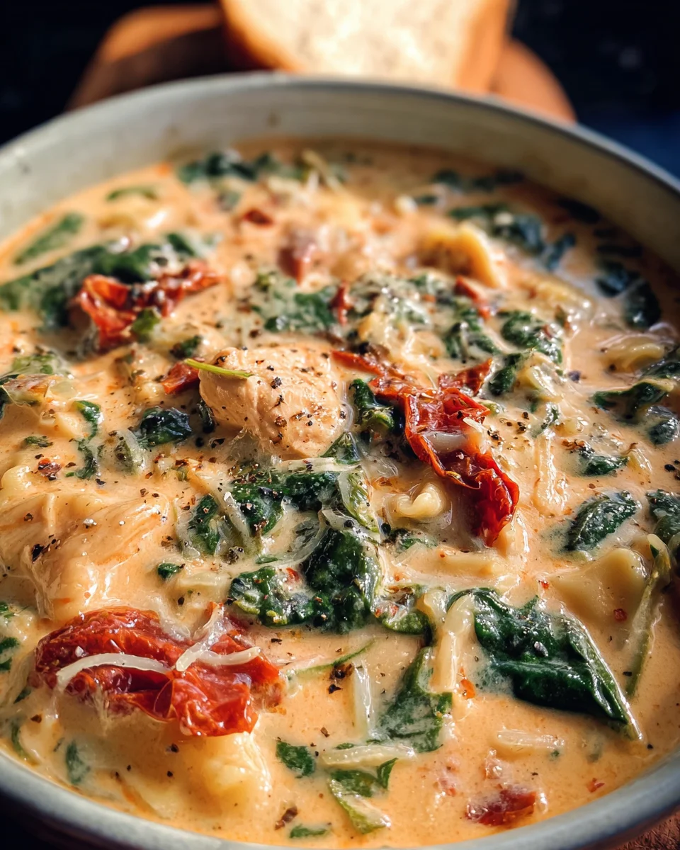 Creamy Tuscan Chicken Soup 27 Creamy