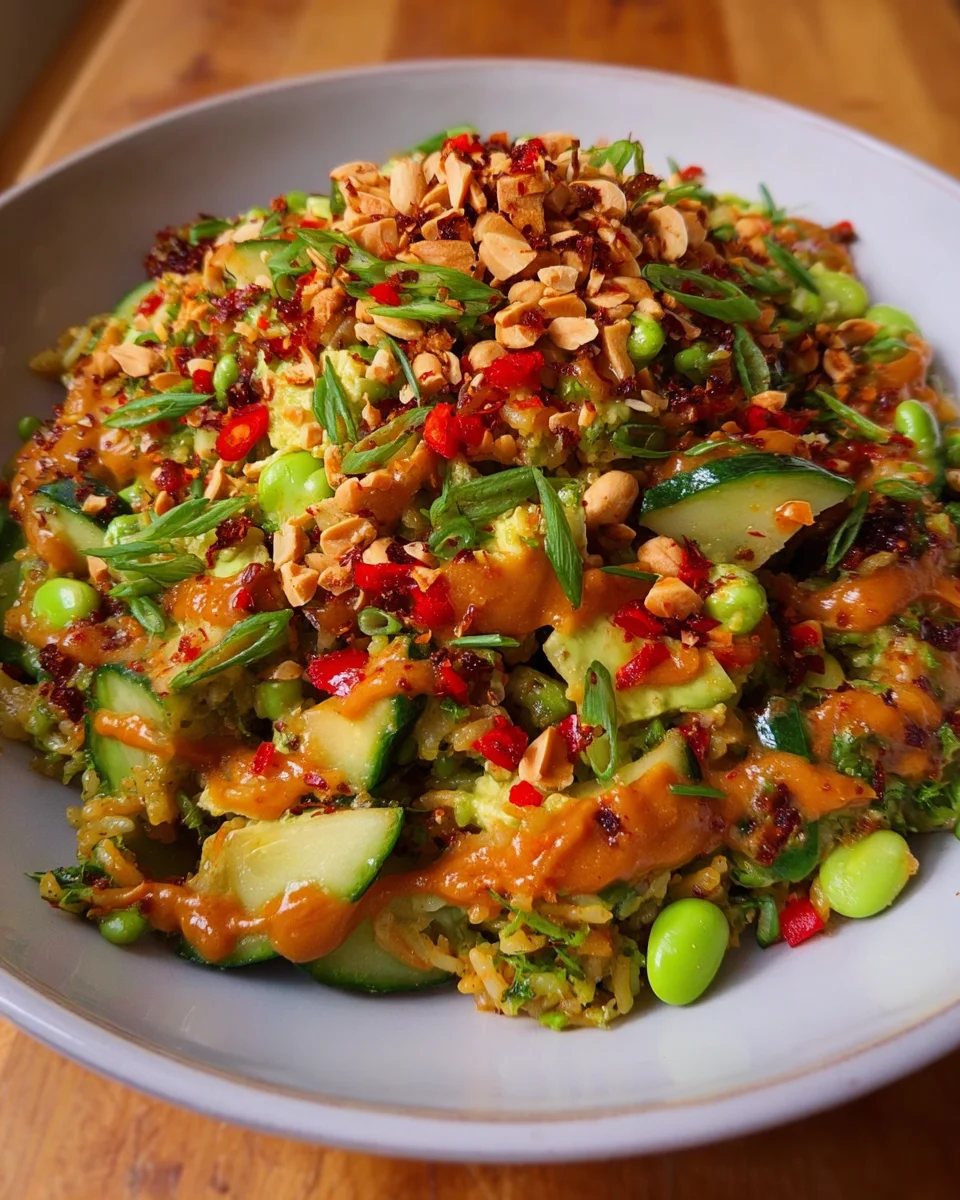 Crispy Rice Salad with Peanut-Chili Dressing 27 Crispy