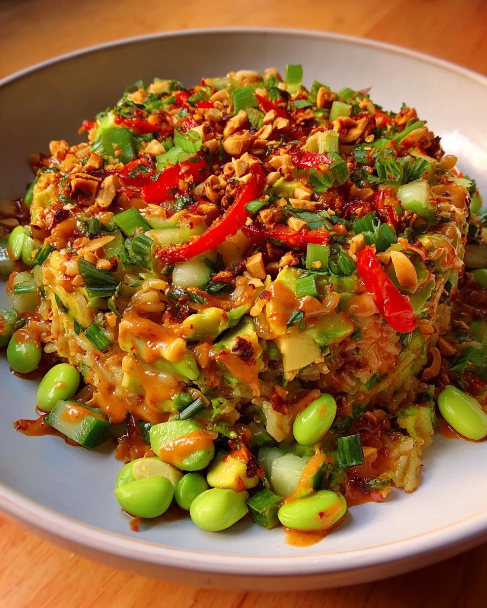 Crispy Rice Salad with Peanut-Chili Dressing 28 Crispy