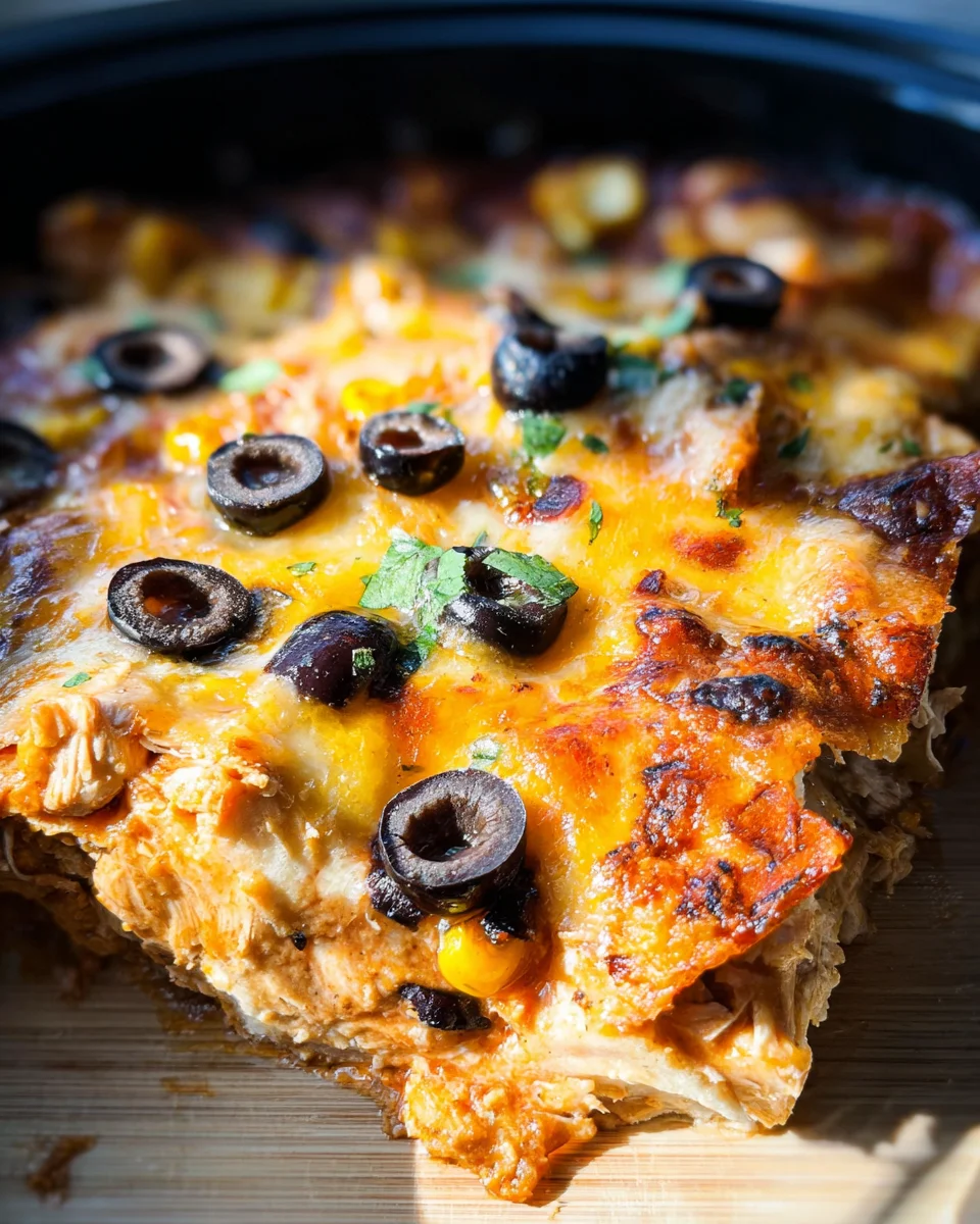 Crockpot Chicken Enchiladas Casserole 18 Crockpot