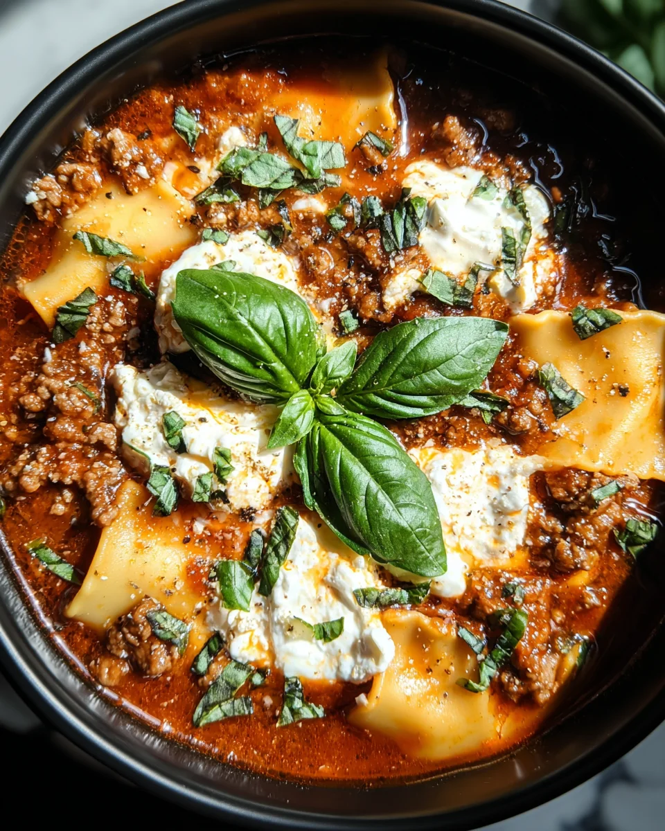 Crockpot Lasagna Soup 18 Crockpot